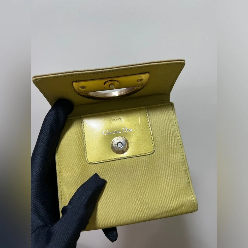 Vintage DIOR wallet.Green.Rare